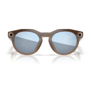 Oakley HSTN Meta Sunglasses-Brown Smoke Prizm Deep Water Polarized - New Sealed